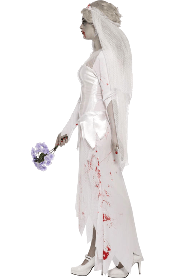 Costume di Halloween da sposa morta per adulti
