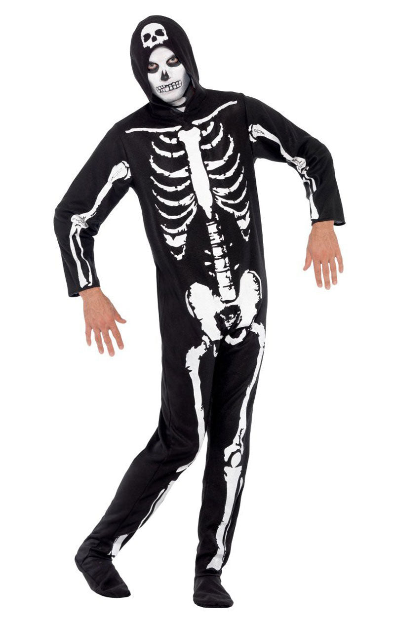 Costume da scheletro da uomo