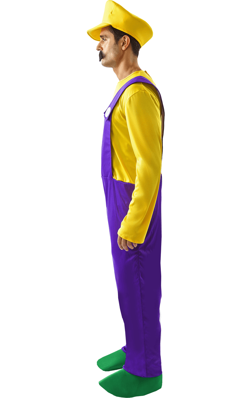 Costume da Wario Super Mario da uomo