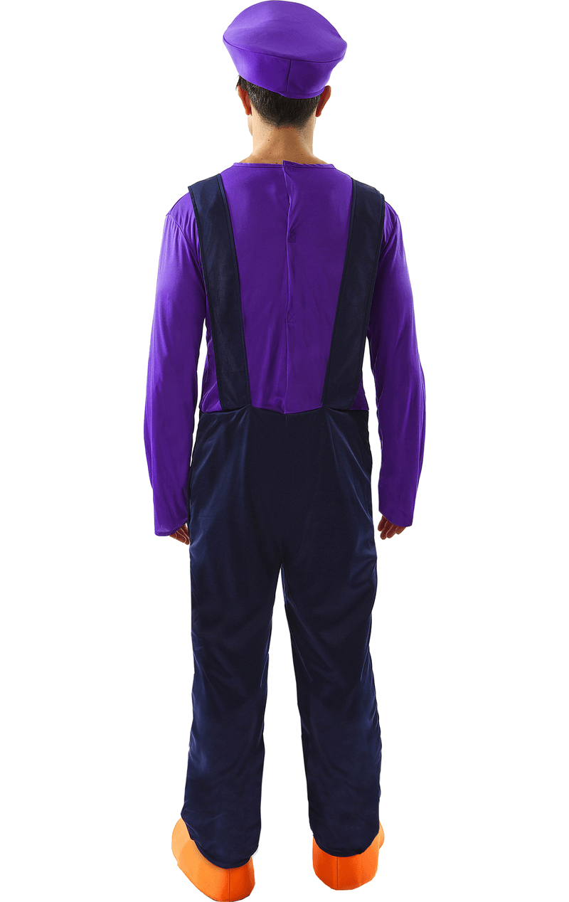 Costume Waluigi Super Mario adulto