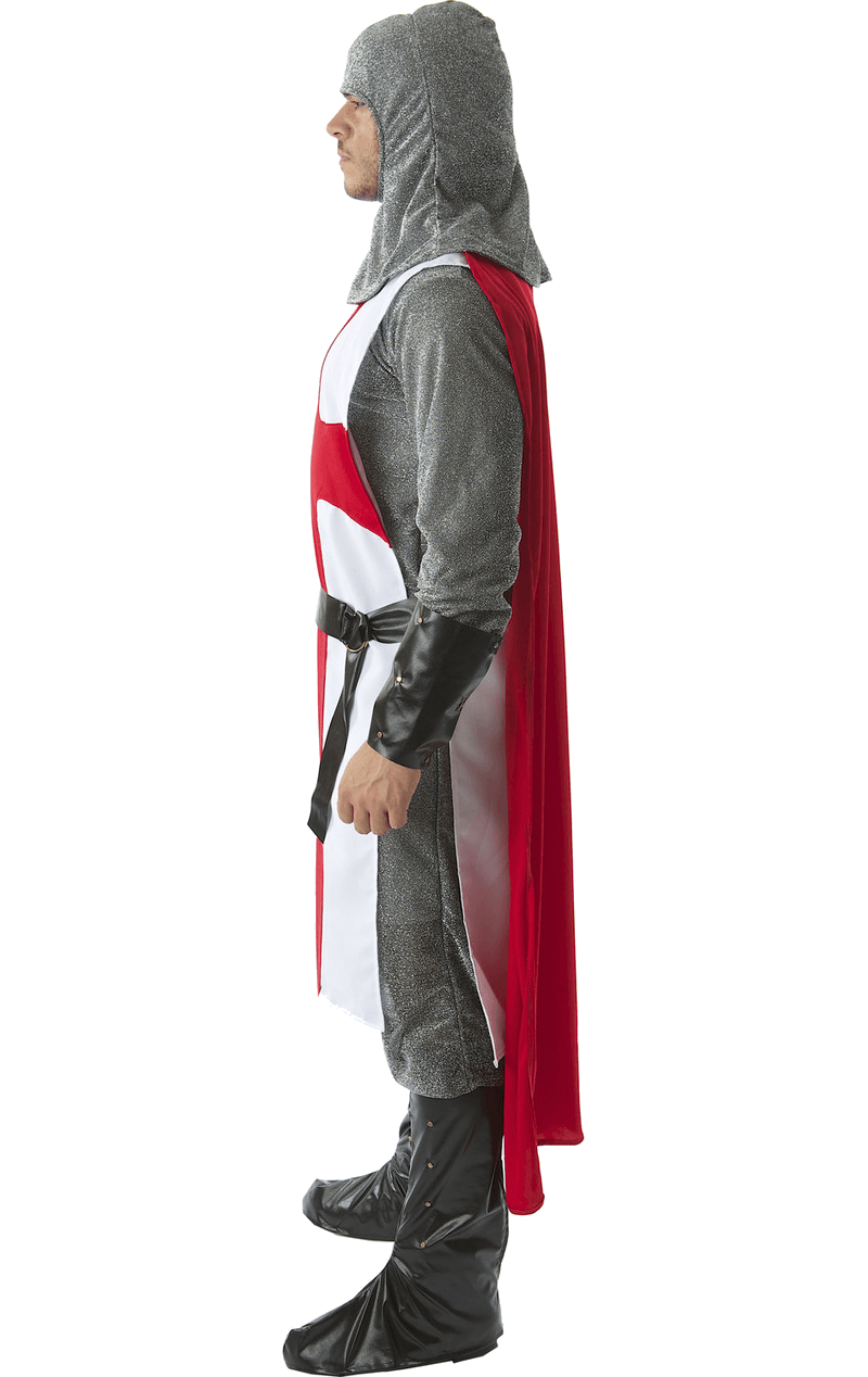 Costume da cavaliere crociato adulto