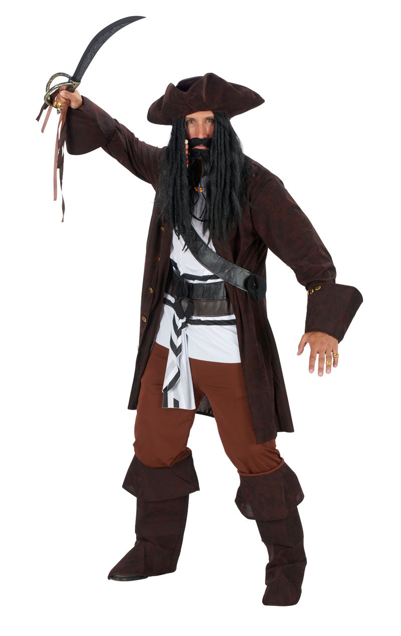 Costume da pirata di Jack Sparrow adulto