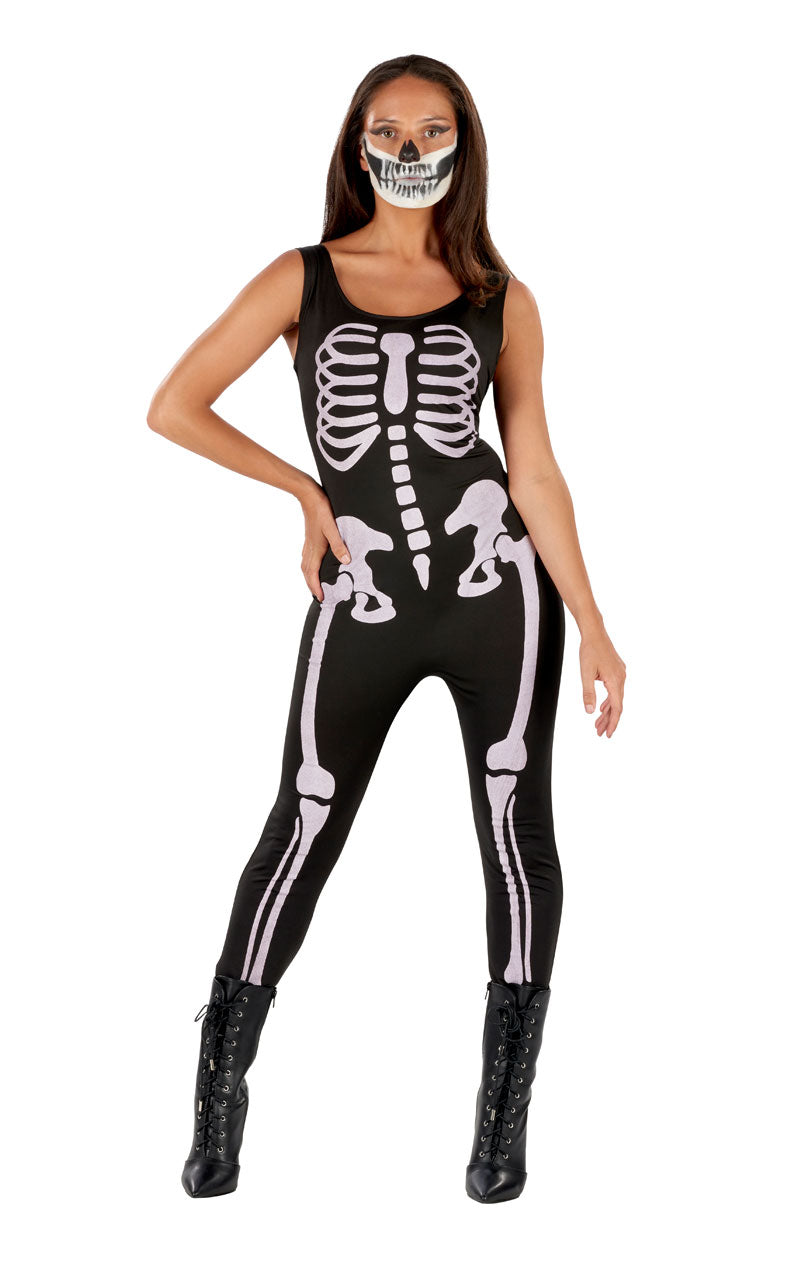 Costume da tutù da scheletro da donna