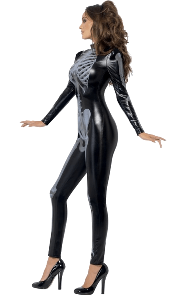 Costume da scheletro di Halloween da donna