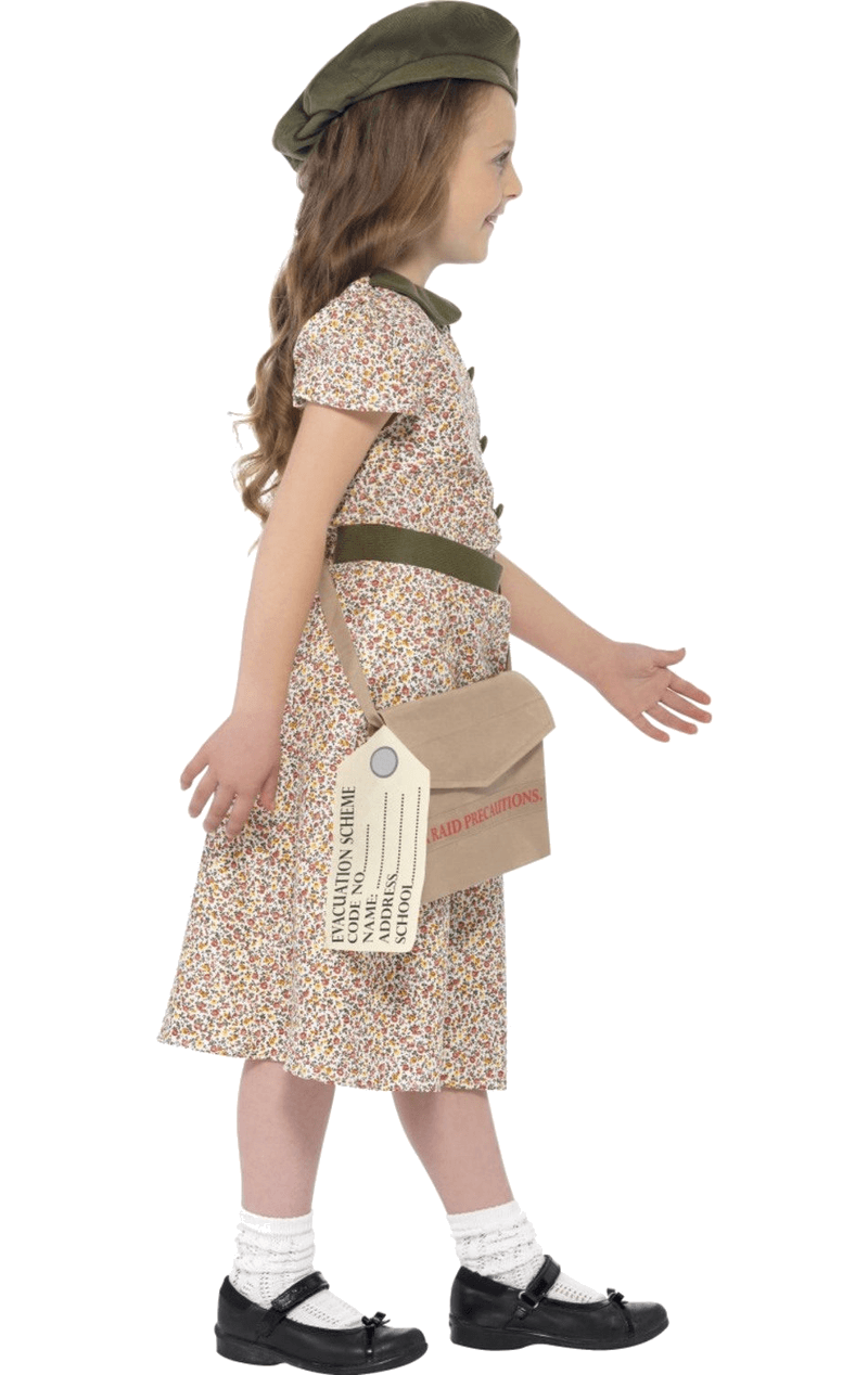 Girls Flower Evacuee Costume