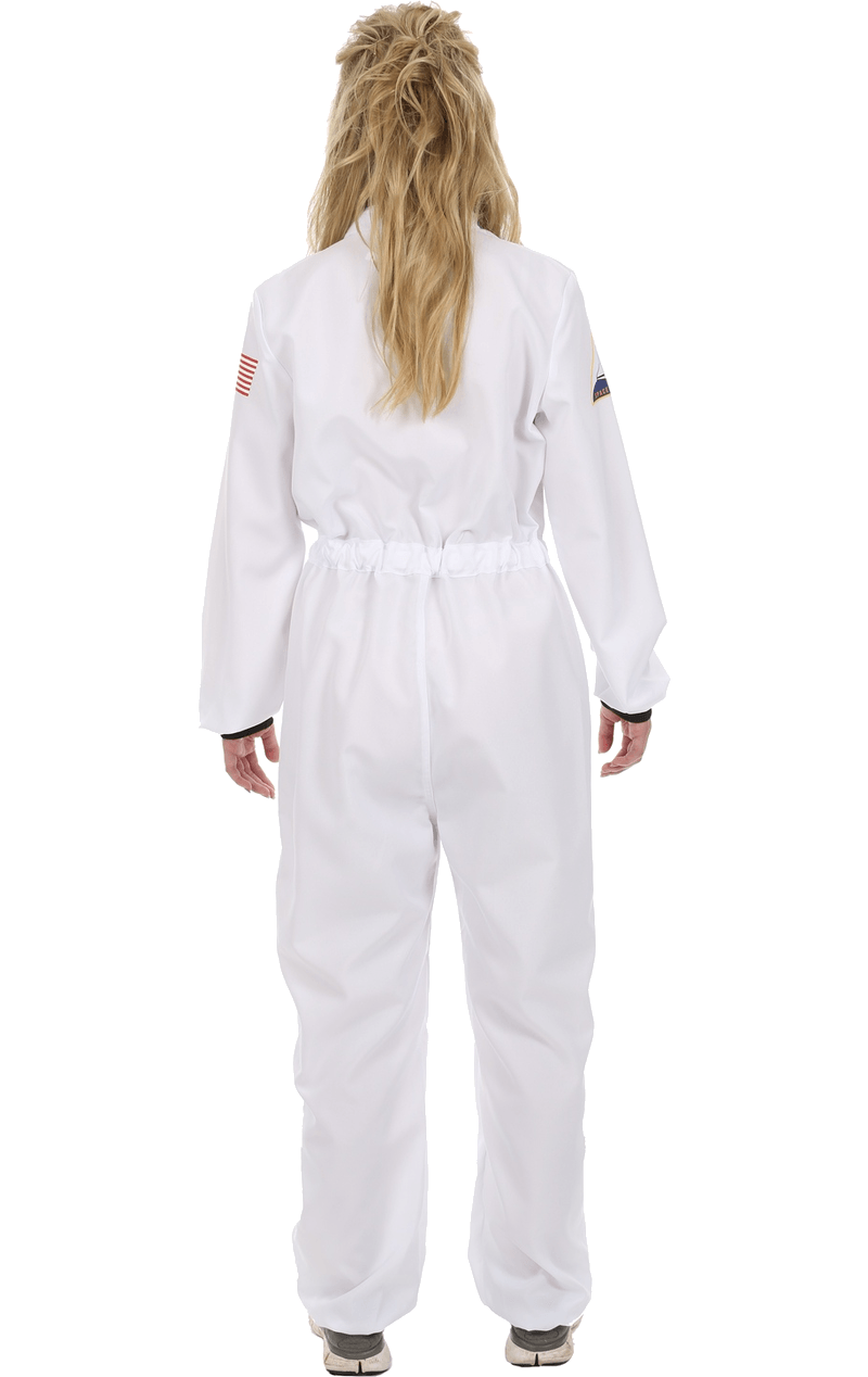 Costume da astronauta bianco da donna