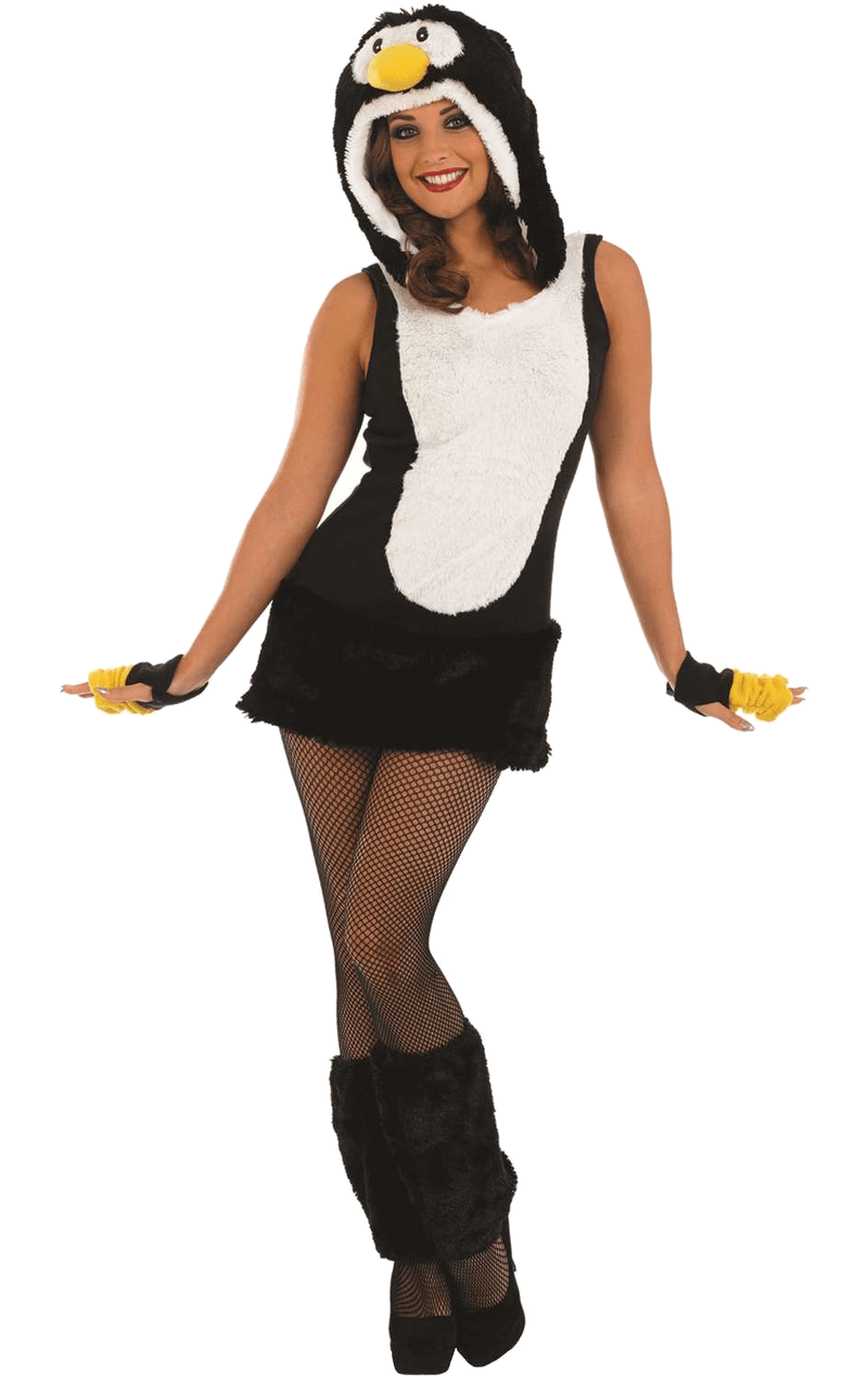 Costume da pinguino soffice da donna