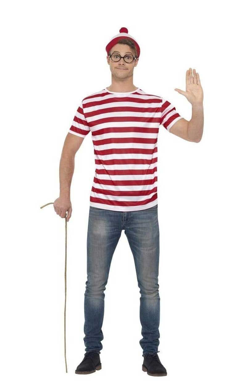 Kit di accessori per costumi da adulto Wheres Wally