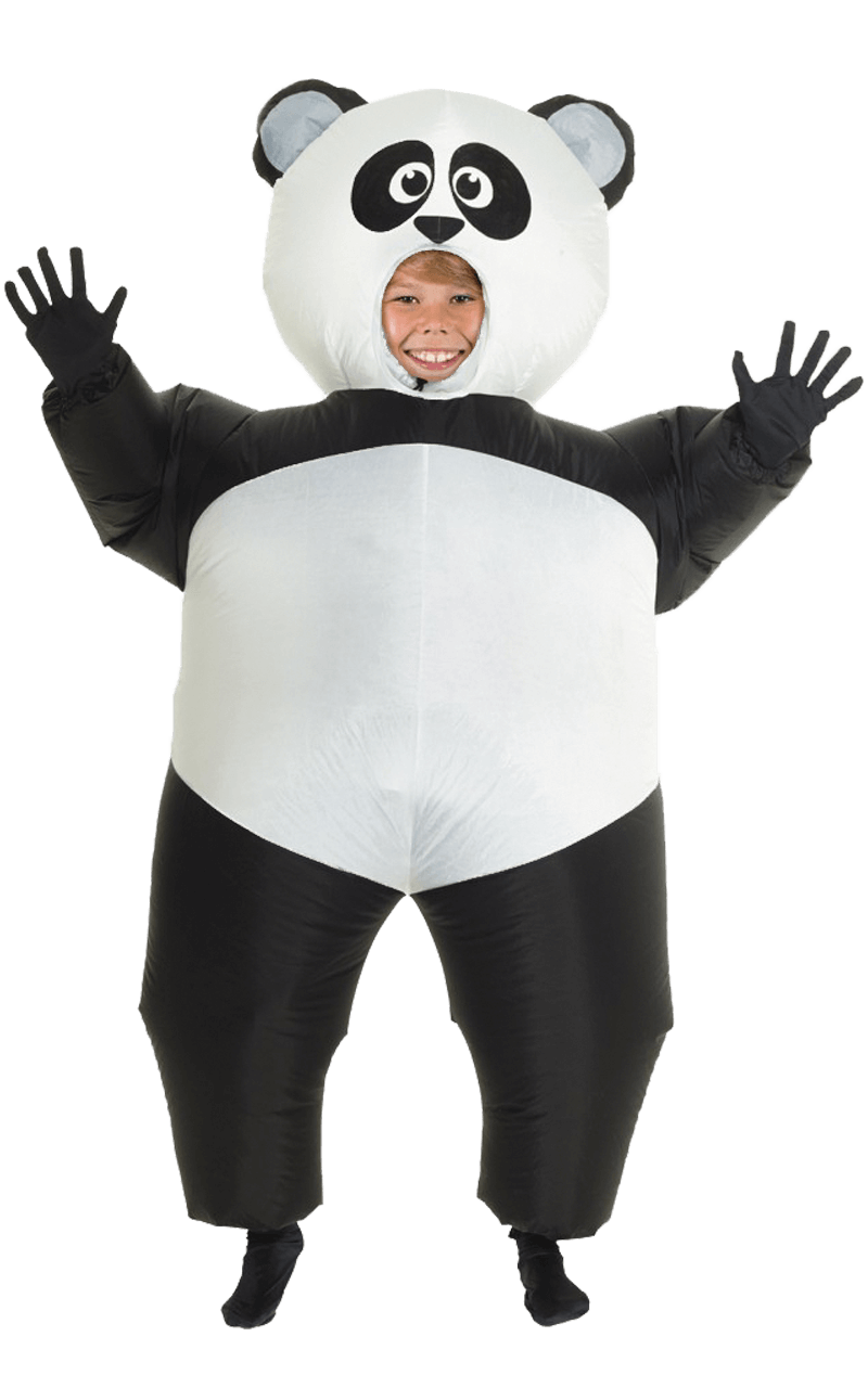 Costume da panda gonfiabile gigante per bambini