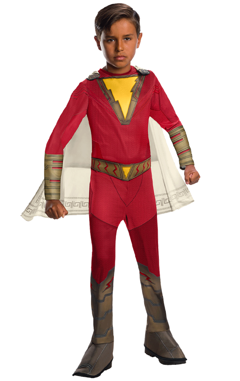 Costume da supereroe Shazam per ragazzi