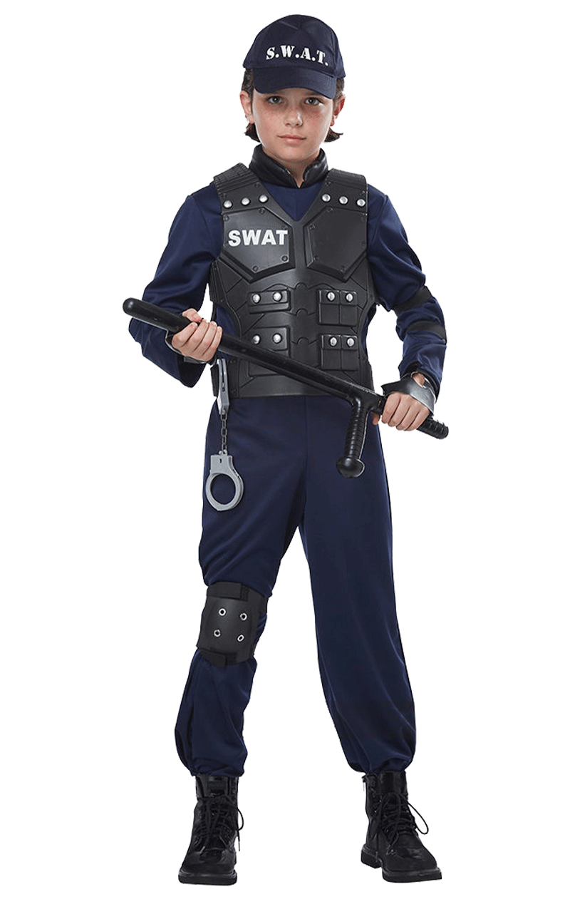 Costume da polizia SWAT per bambini