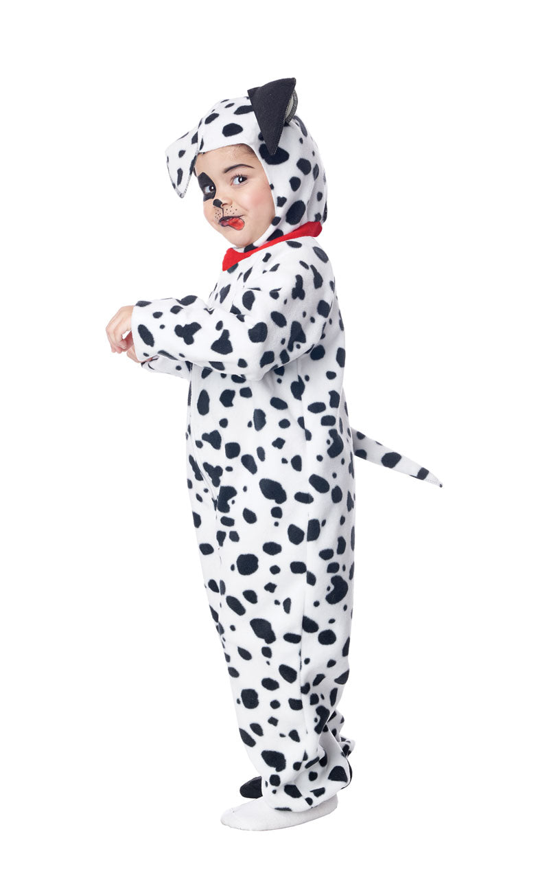 Costume da cucciolo in pile per bambini dalmata