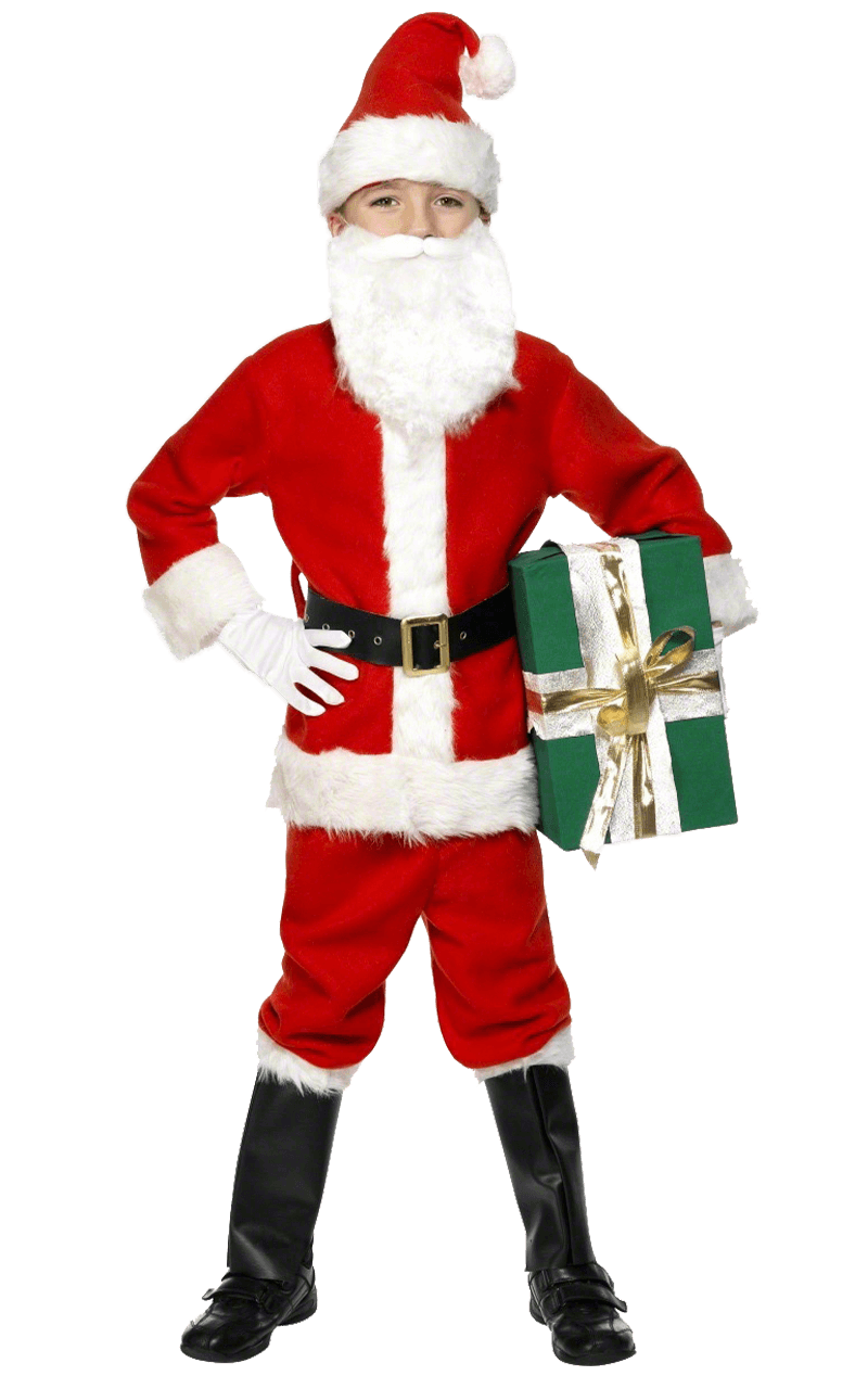 Costume da Babbo Natale Deluxe da bambino