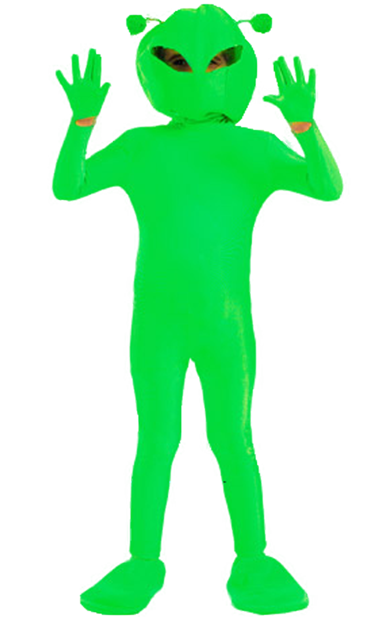 Costume da alieno verde per bambini