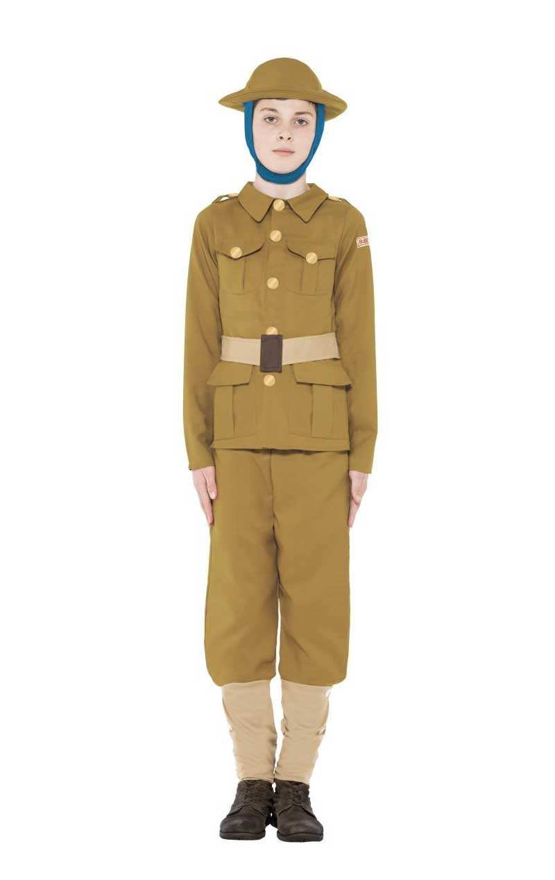 Costume da bambino di storie orribili della prima guerra mondiale