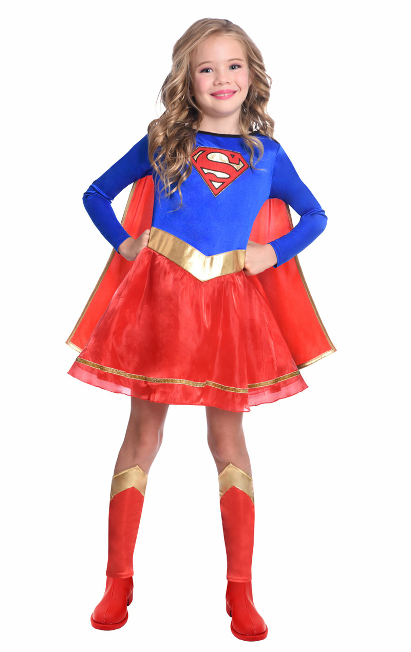 Costume da supergirl classico per bambini