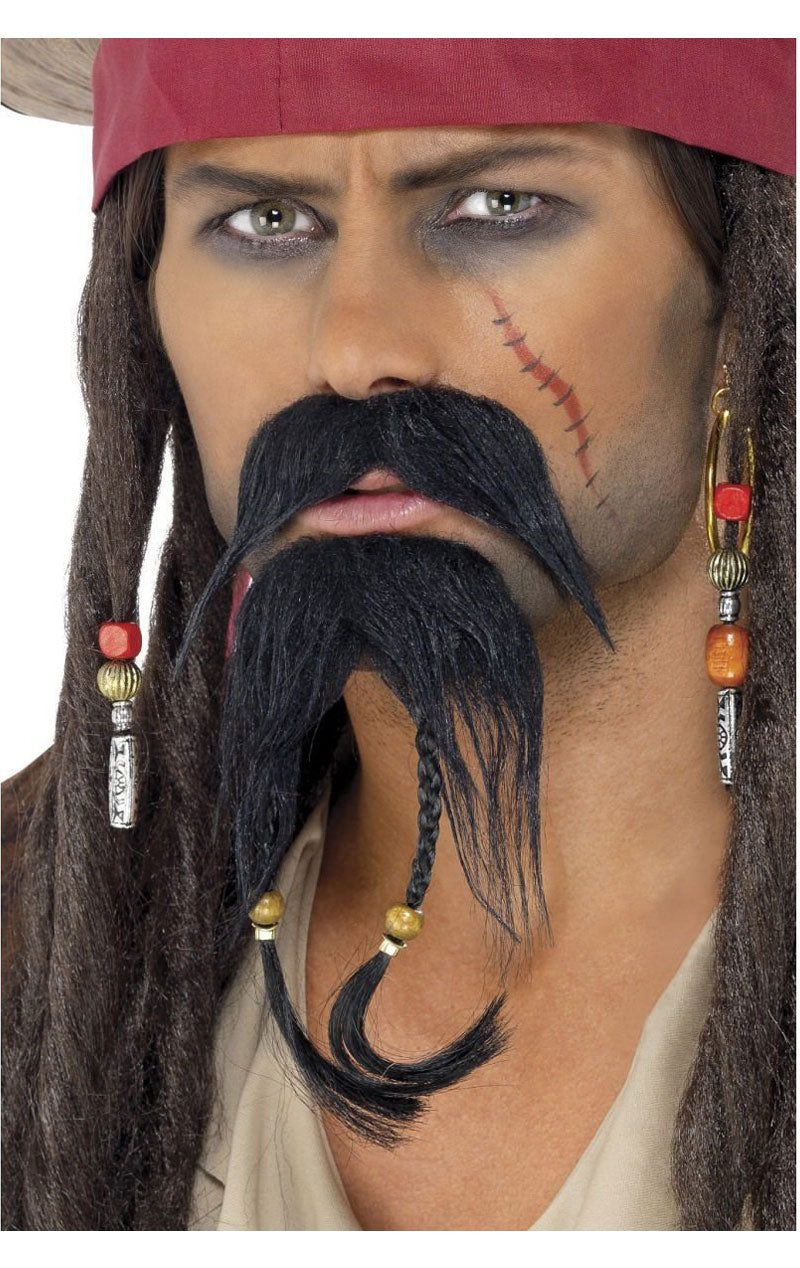 Barba e baffi da pirata