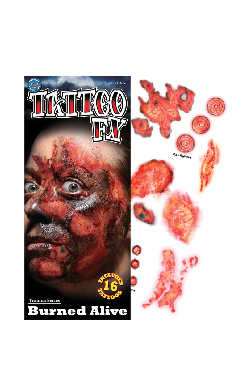 Tatuaggi temporanei bruciati