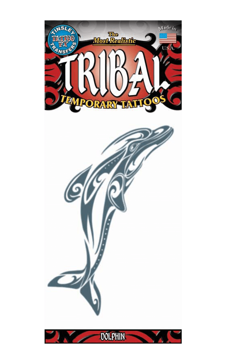 Trasferimento del tatuaggio tribale del delfino