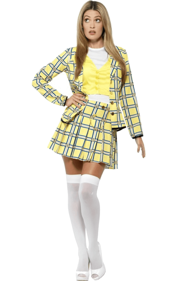 Costume da Cher senza indizi giallo per adulto