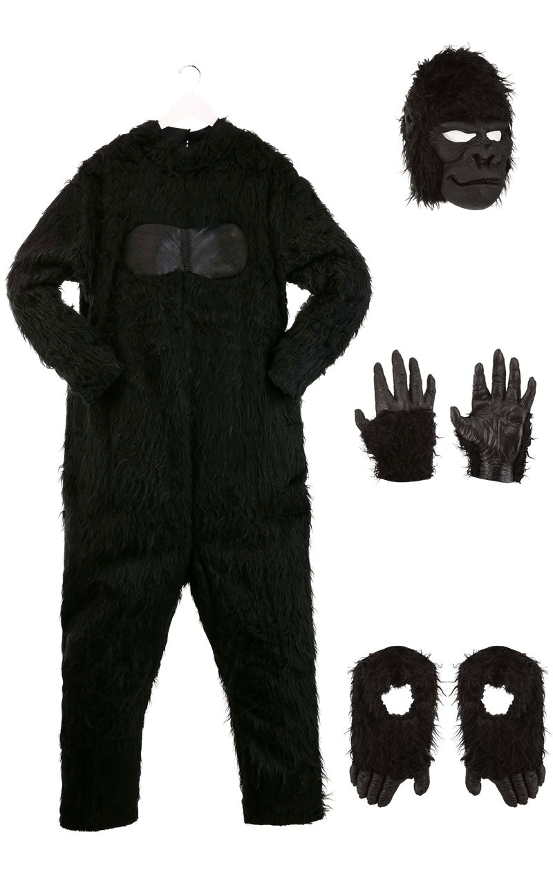 Costume da gorilla deluxe adulto