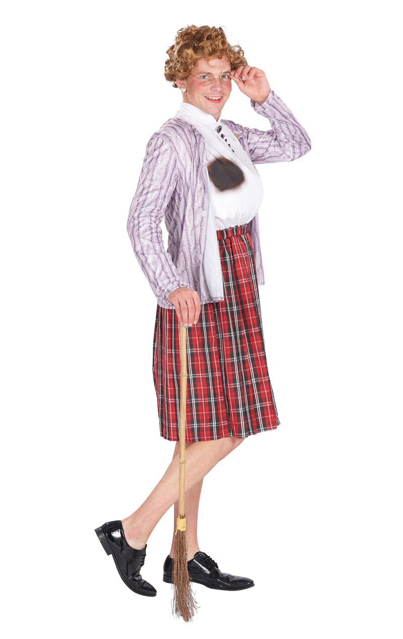 Costume da bambinaia scozzese da uomo