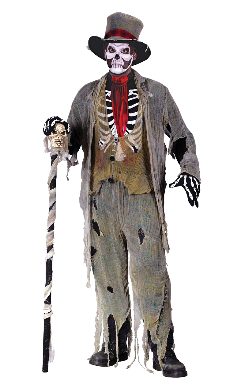 Costume da sposo scheletro da uomo per Halloween