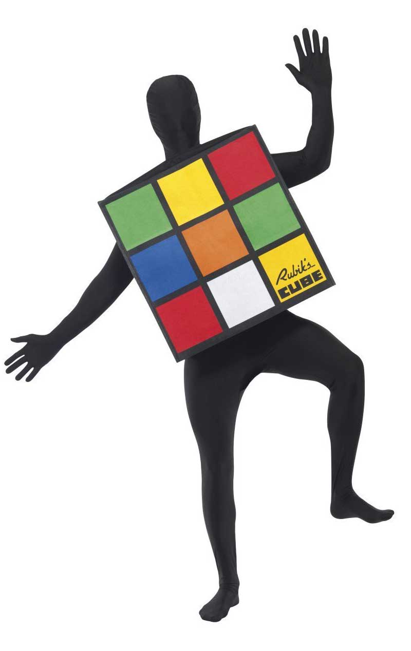 Costume da cubo di Rubik adulto