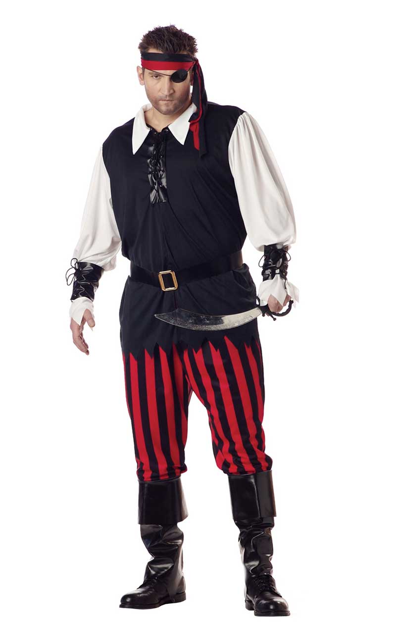 Costume da pirata tagliagole per uomo