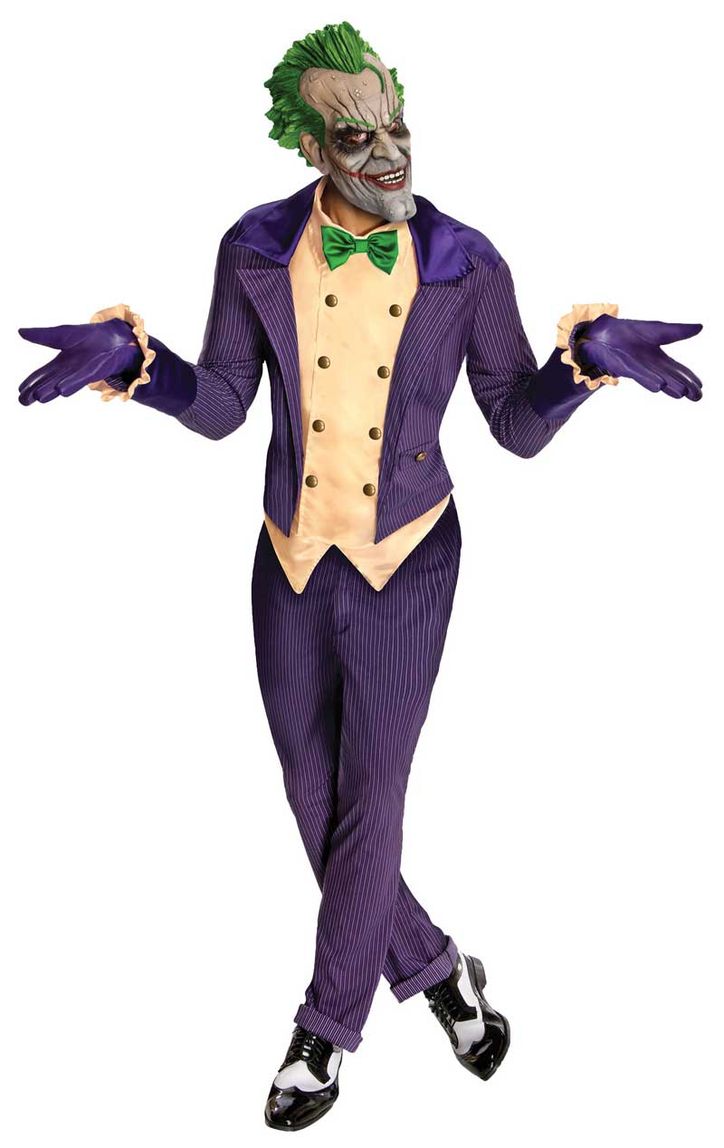 Costume da Joker di Arkham da uomo