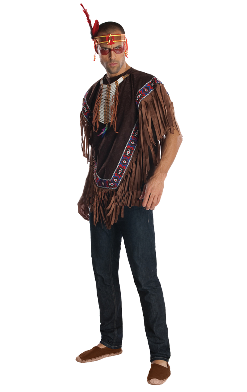 Costume da capo dei nativi americani da uomo