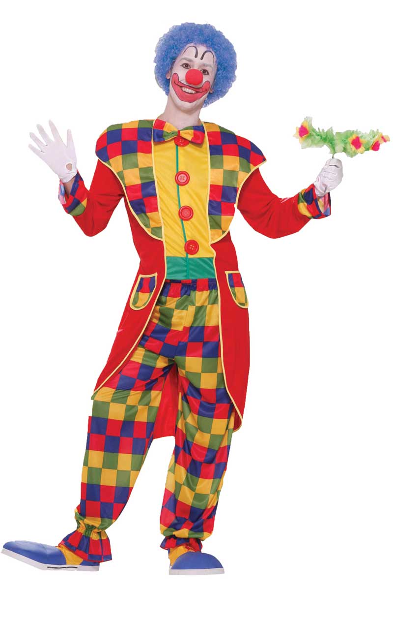 Costume da clown da circo classico da uomo