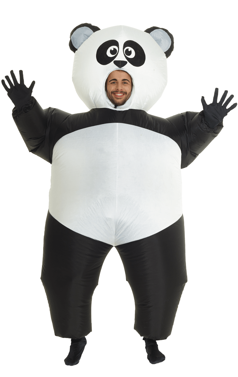 Costume da panda gonfiabile gigante