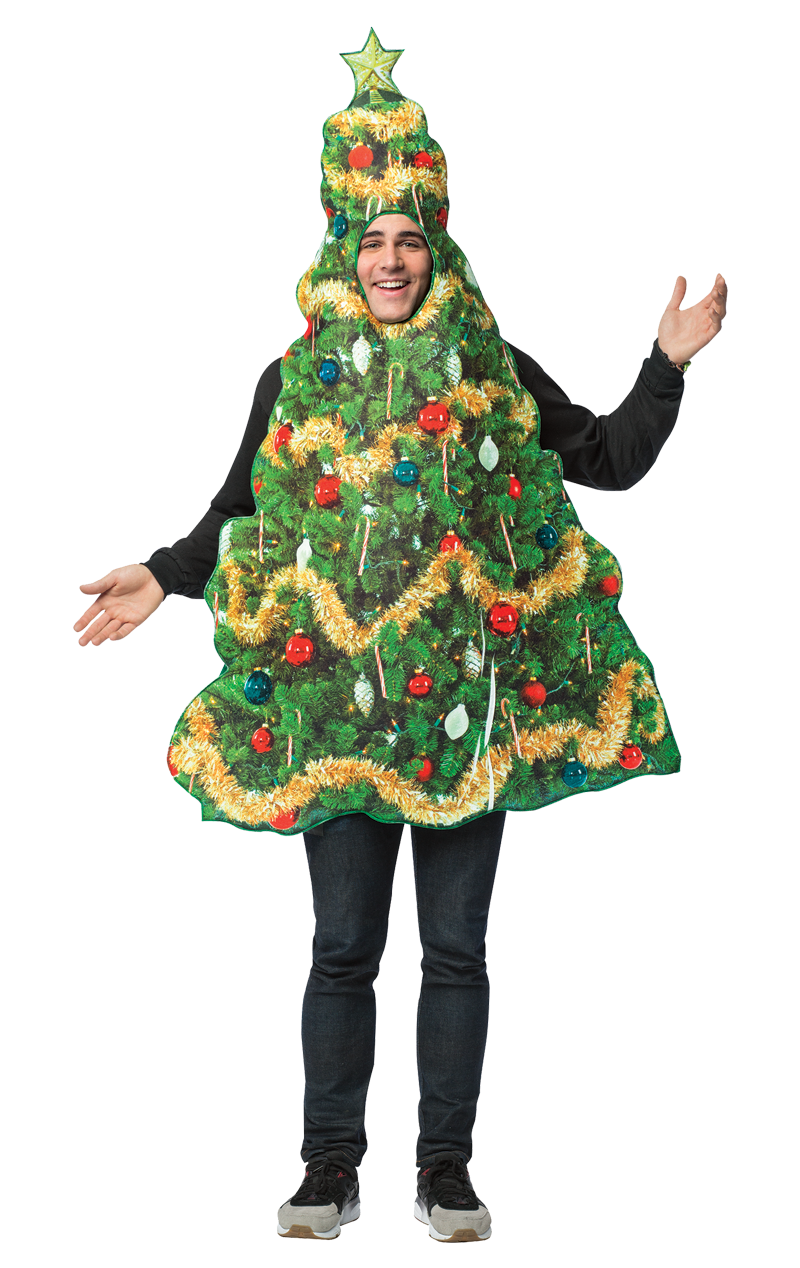 Costume da albero di Natale gigante da uomo