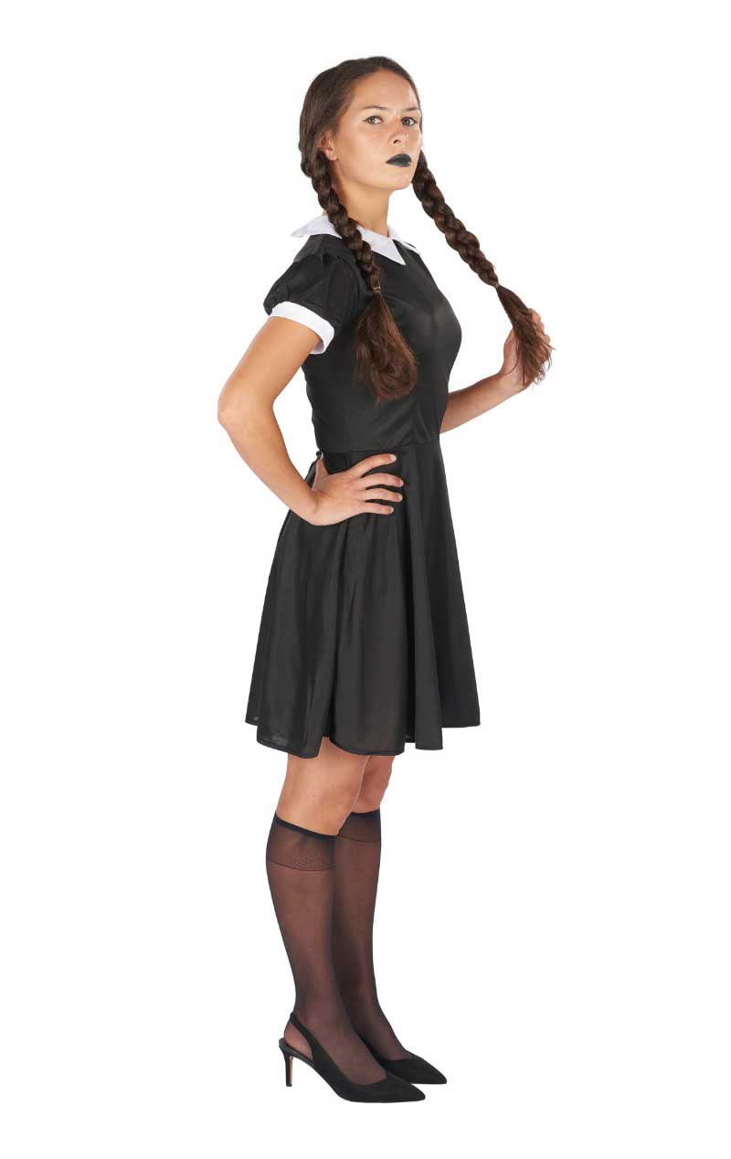 Costume da Addams del mercoledì da donna