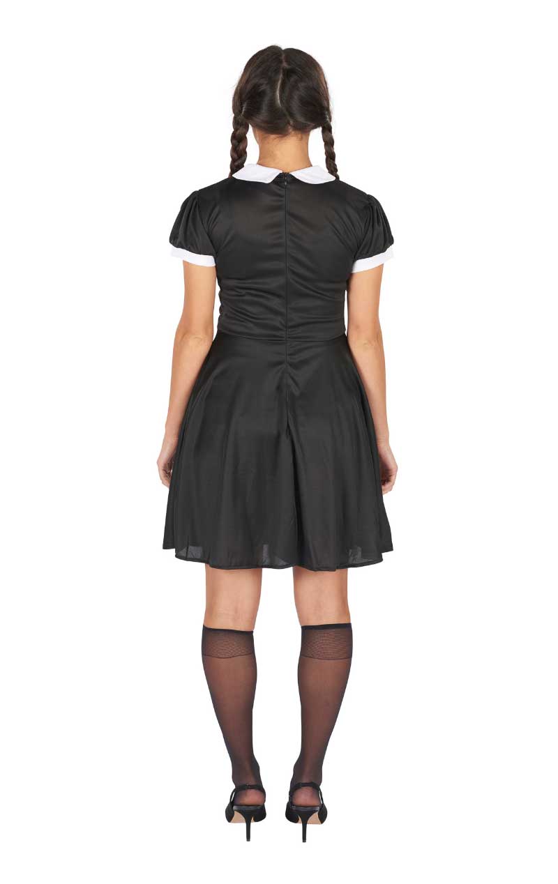 Costume da Addams del mercoledì da donna