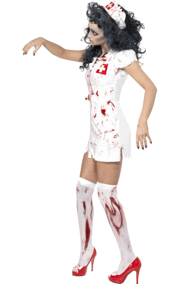 Costume da infermiera zombi per adulti