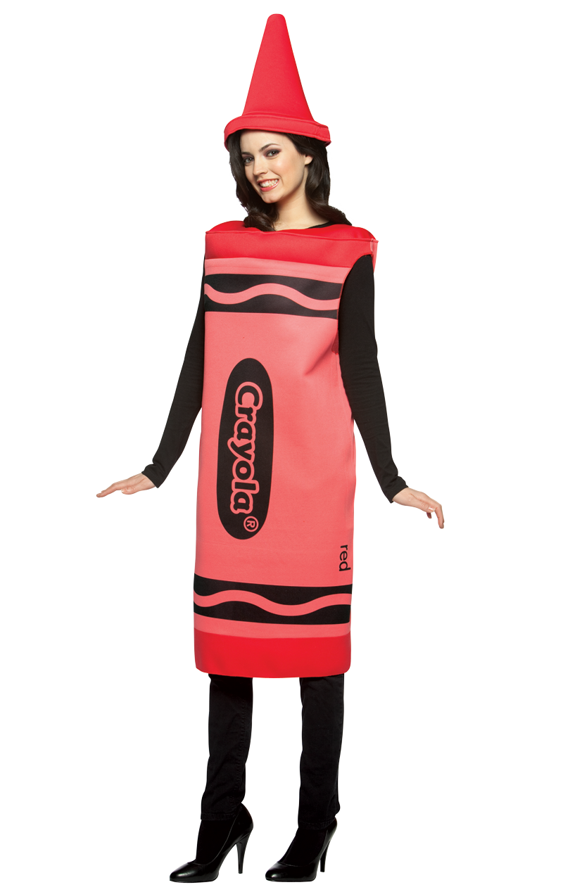 Costume da donna Crayola Crayon rosso