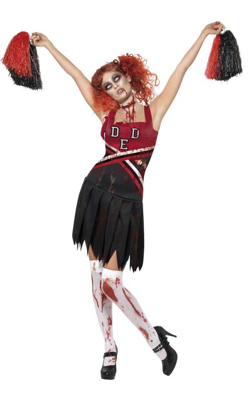 Costume da cheerleader zombi