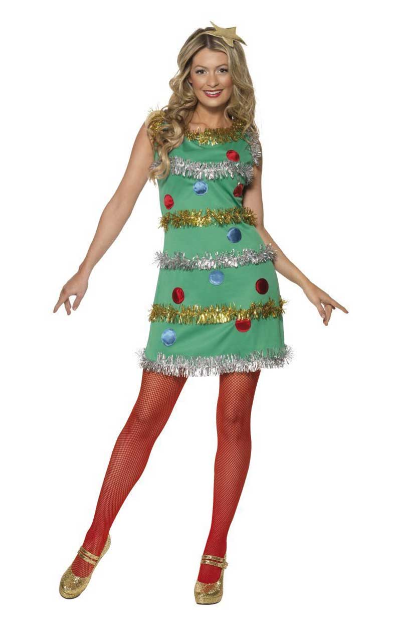 Costume da albero di Natale da donna