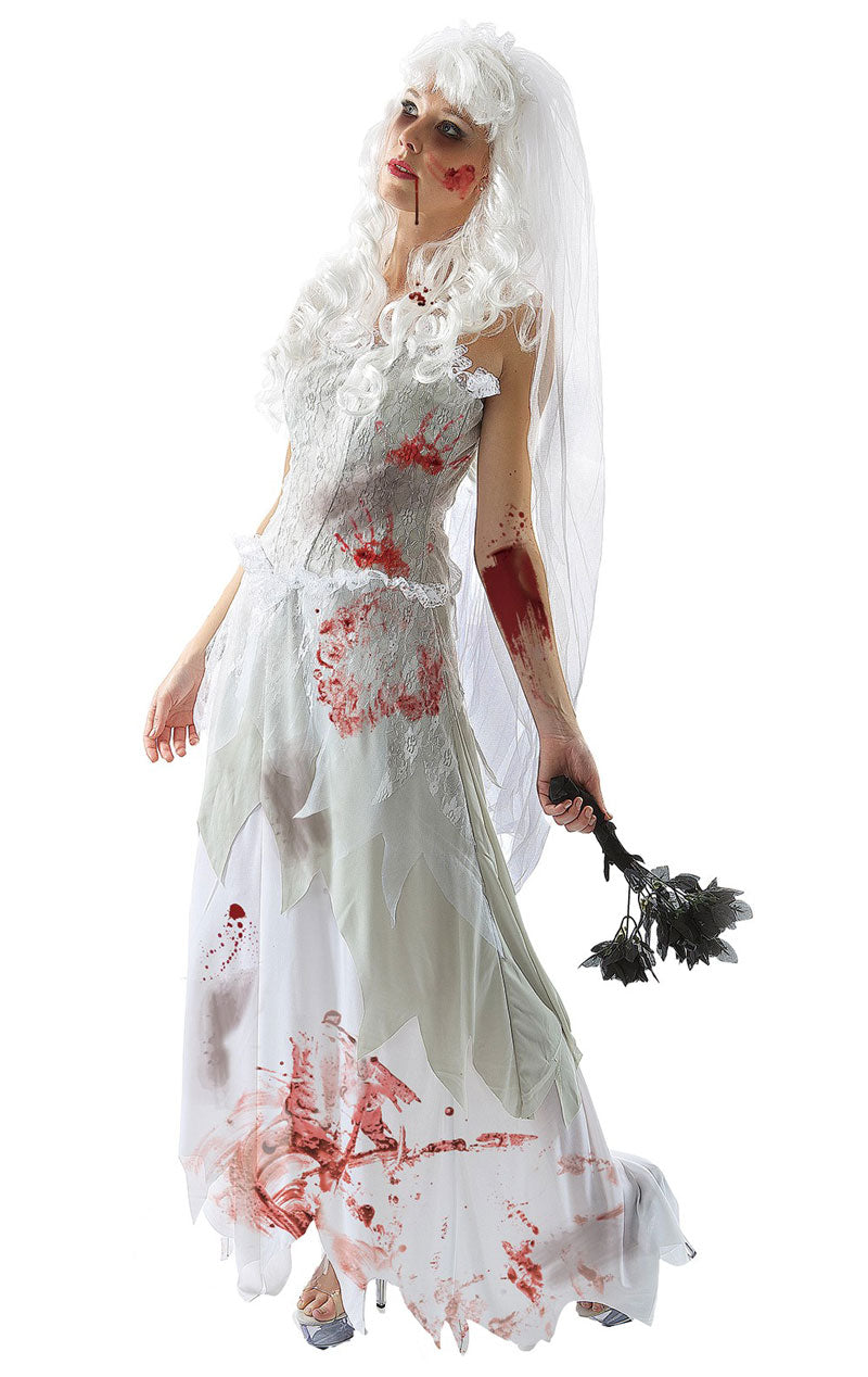 Costume di Halloween da sposa mortale da donna