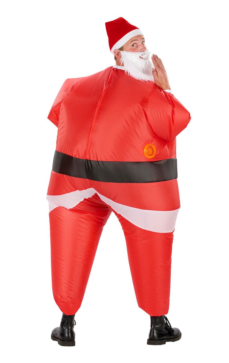 Costume Babbo Natale gonfiabile uomo