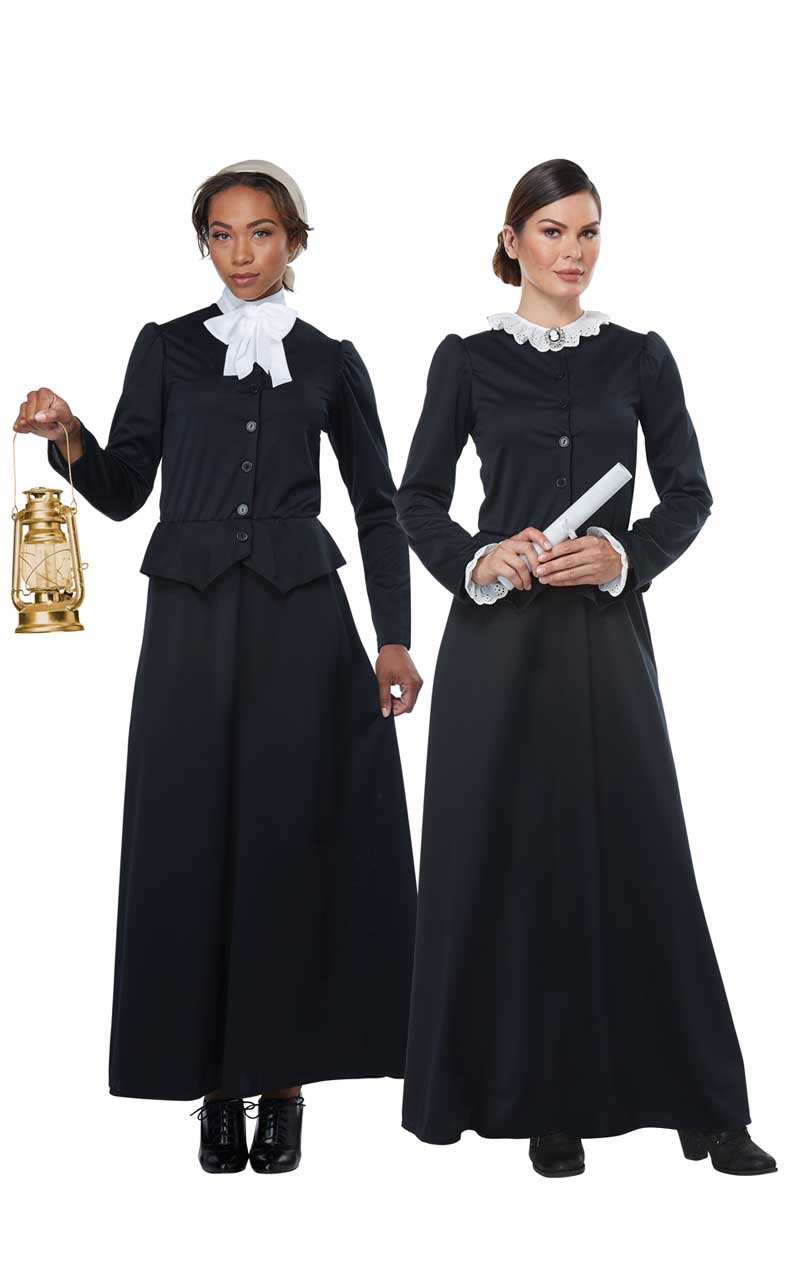 Adult Susan B. Anthony/Harriet Tubman Costume - Joke.co.uk