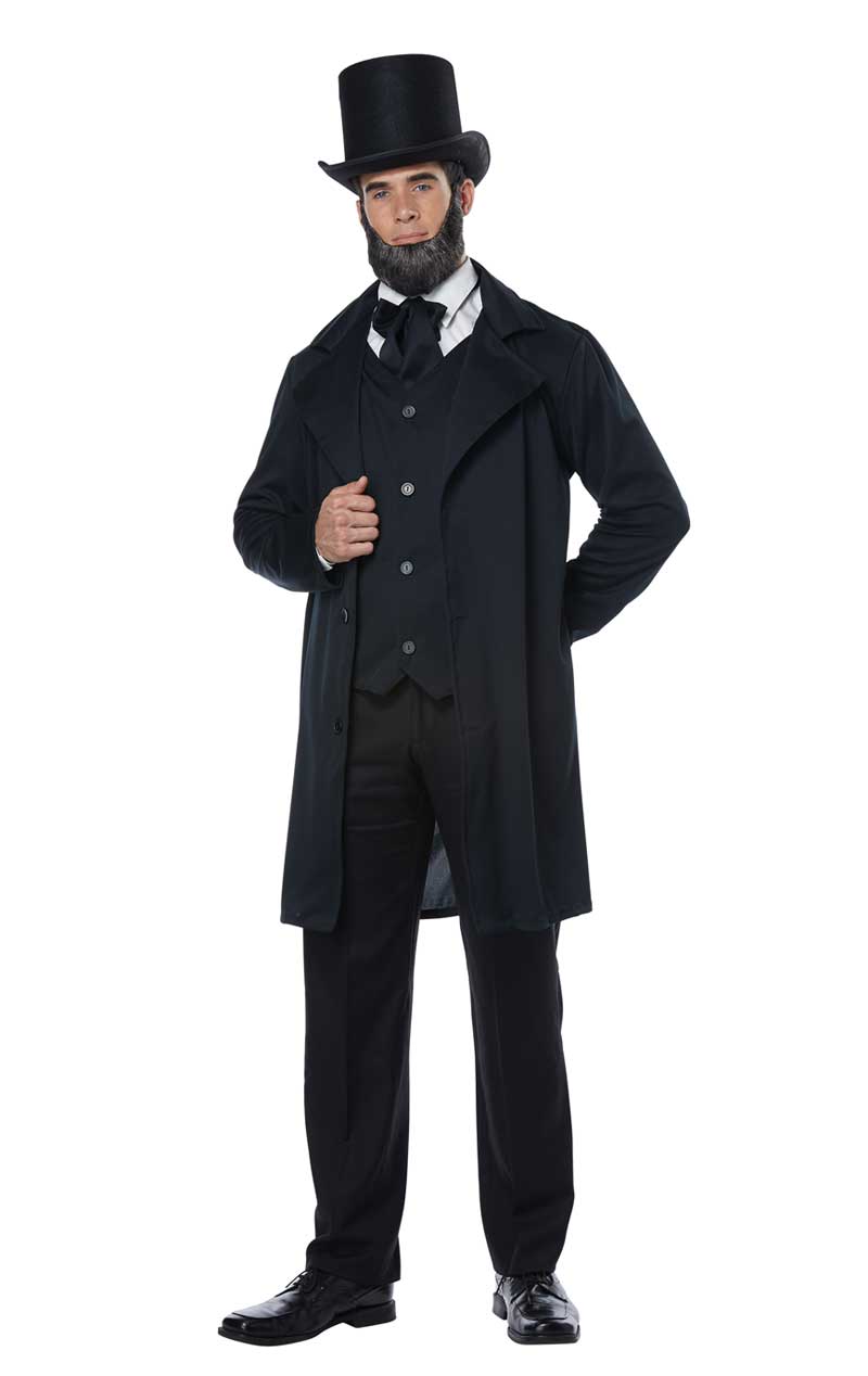 Mens Abraham Lincoln/Frederick Douglass Costume - Joke.co.uk