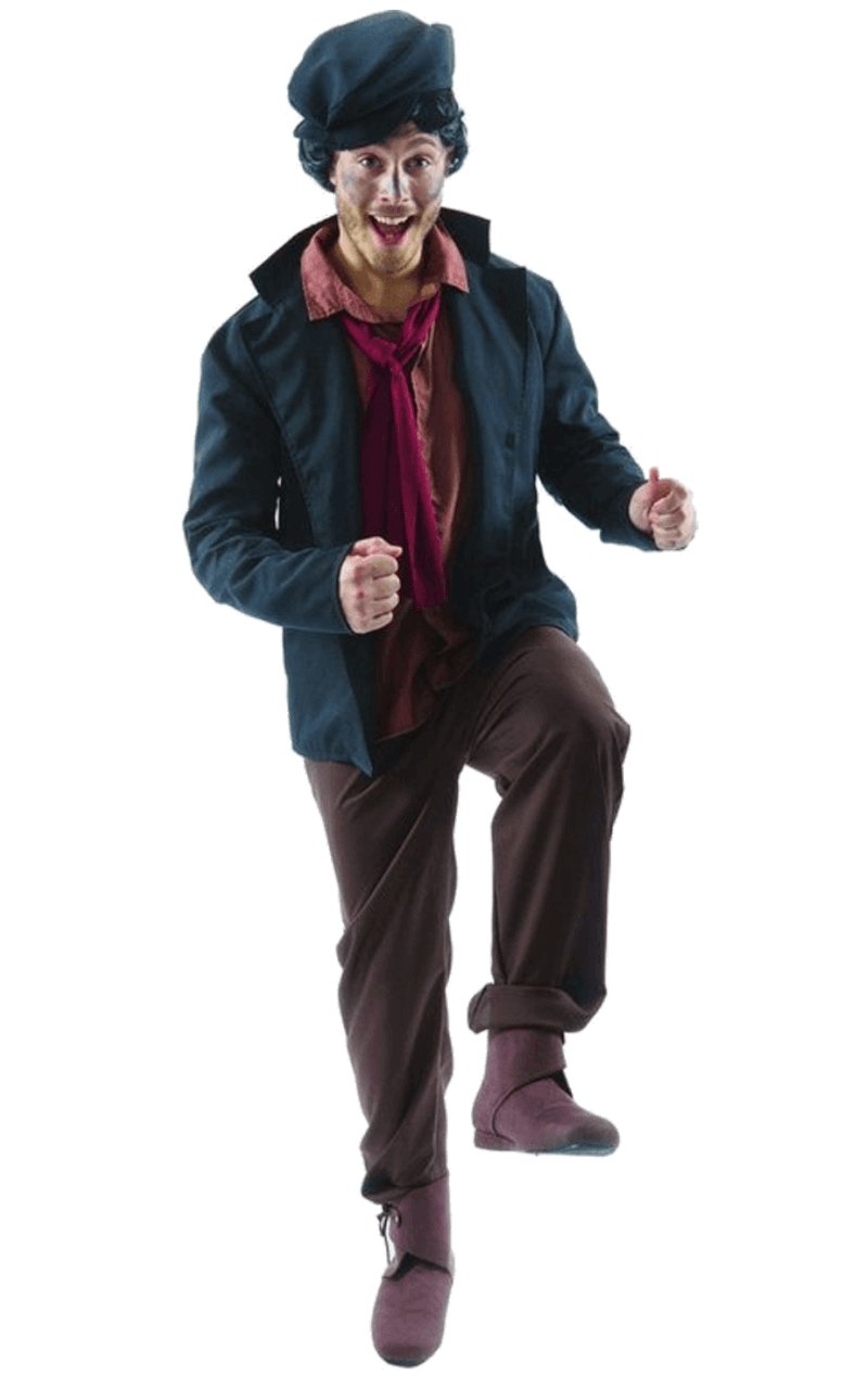 Mens Bert Chimney Sweep Costume - Joke.co.uk