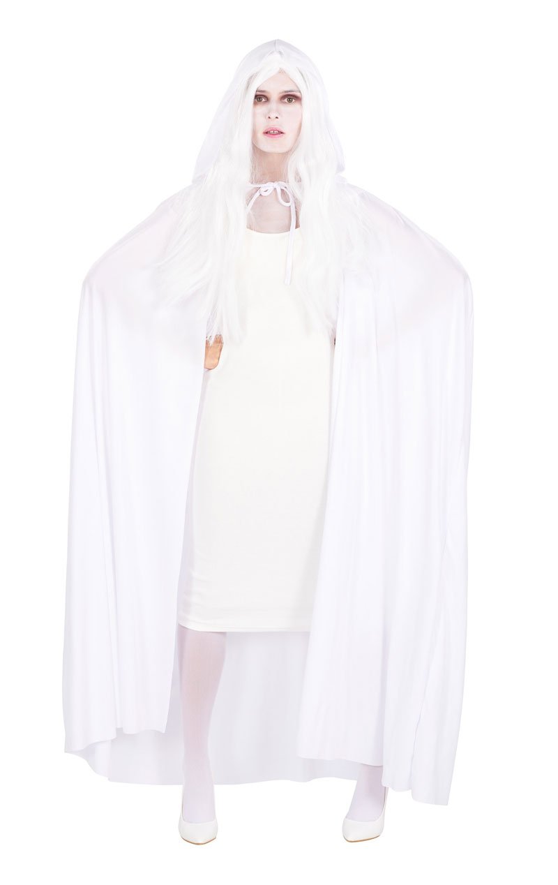 Unisex White Cape Costume - Joke.co.uk